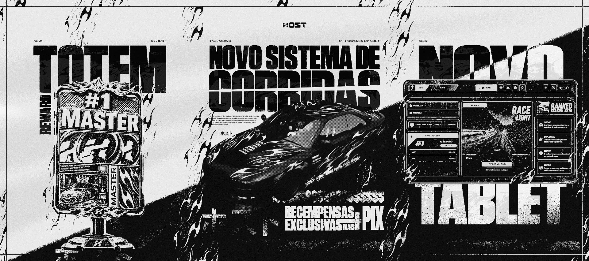 HOST RACES RANKED — banner oficial
